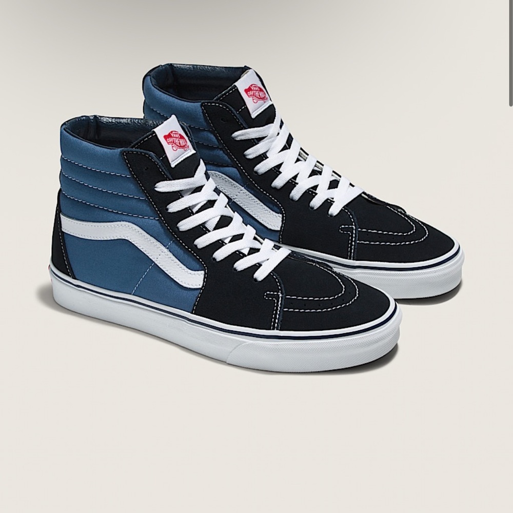 Vans Men's Black and Blue High-Tops size 11.5 and 15